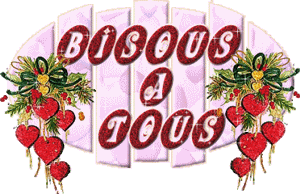 Gif animé bisous à tous